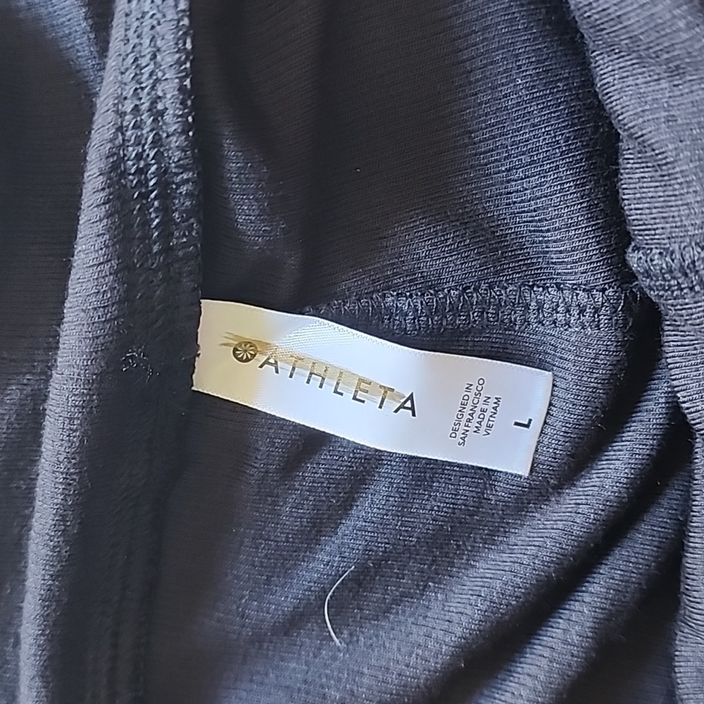 Athleta Well Rested Rib Sleep Short In Black NWT - Picture 4 of 5